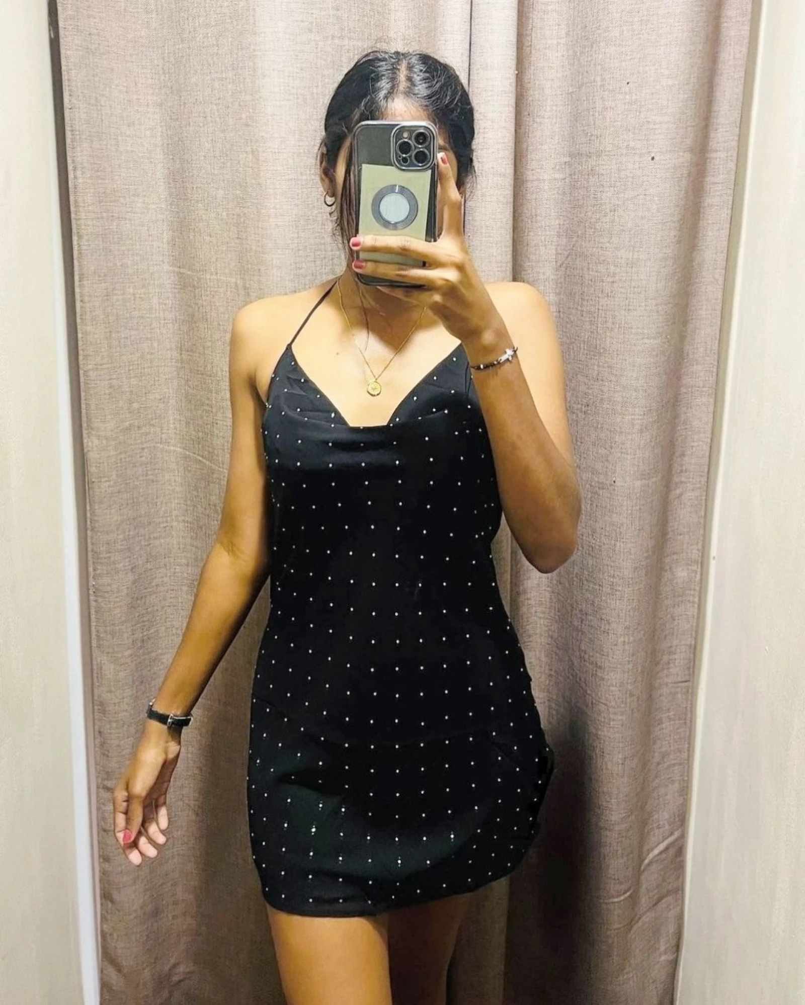 Black strass dress – photo 8